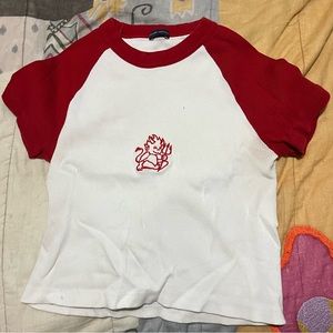 Brandy melville devil baseball tee